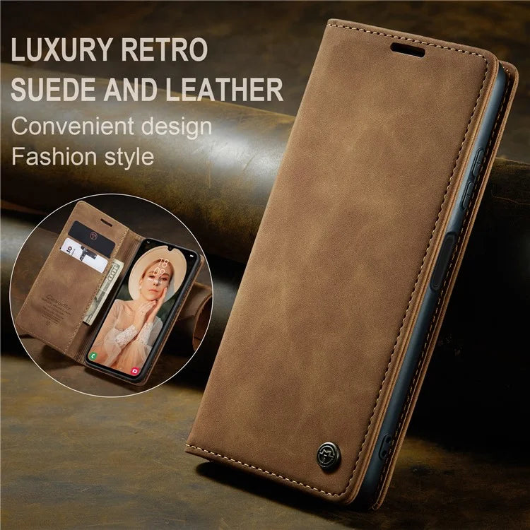 CASEME 013 Series For Samsung Galaxy A15 5G / A15 4G Case Business Style Flip Stand Phone Cover