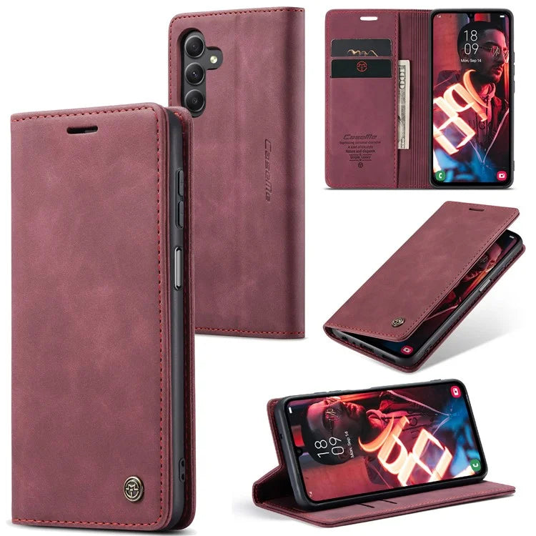 CASEME 013 Series For Samsung Galaxy A15 5G / A15 4G Case Business Style Flip Stand Phone Cover
