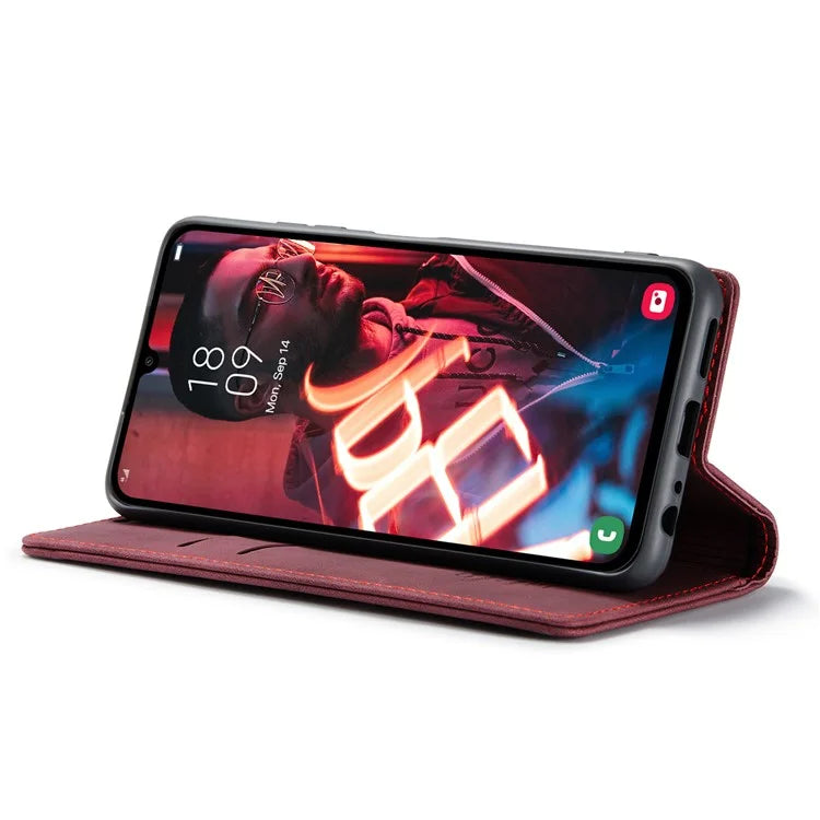 CASEME 013 Series For Samsung Galaxy A15 5G / A15 4G Case Business Style Flip Stand Phone Cover