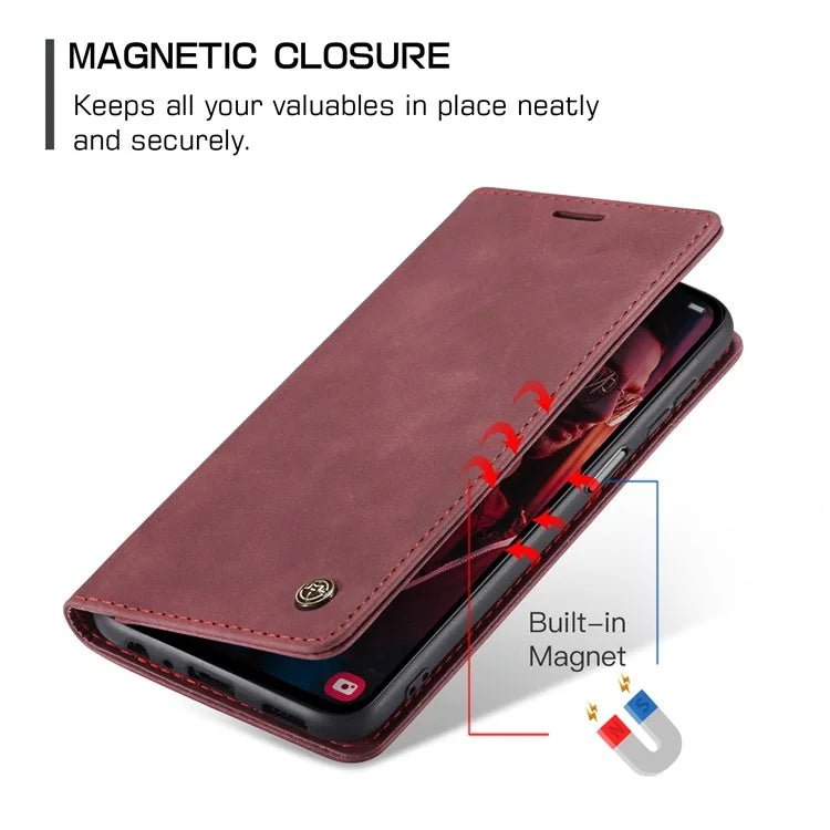 CASEME 013 Series For Samsung Galaxy A15 5G / A15 4G Case Business Style Flip Stand Phone Cover
