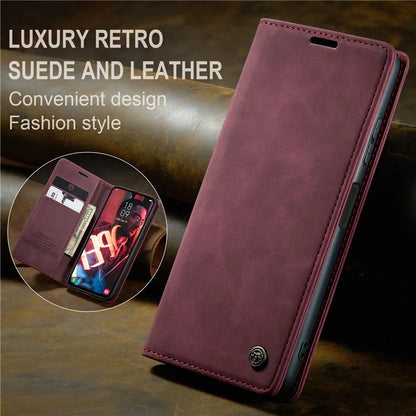CASEME 013 Series For Samsung Galaxy A15 5G / A15 4G Case Business Style Flip Stand Phone Cover