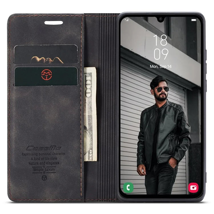 CASEME 013 Series For Samsung Galaxy A15 5G / A15 4G Case Business Style Flip Stand Phone Cover
