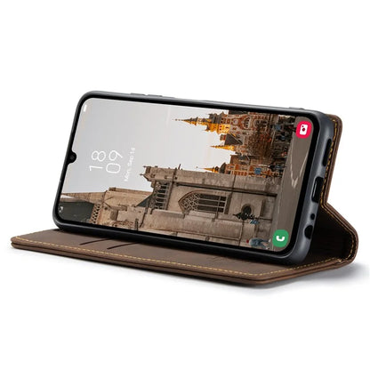 CASEME 013 Series For Samsung Galaxy A15 5G / A15 4G Case Business Style Flip Stand Phone Cover