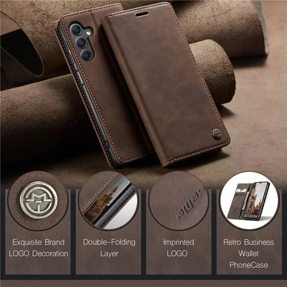 CASEME 013 Series For Samsung Galaxy A15 5G / A15 4G Case Business Style Flip Stand Phone Cover