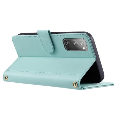 For Samsung Galaxy S20 FE / S20 FE 5G / S20 FE 2022 / S20 Lite Case Leather Wallet Cover with Straps