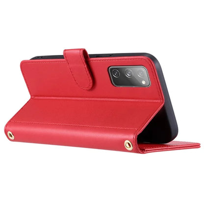 For Samsung Galaxy S20 FE / S20 FE 5G / S20 FE 2022 / S20 Lite Case Leather Wallet Cover with Straps