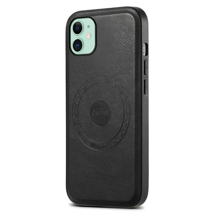DENIOR For iPhone 11 Phone Case Compatible with MagSafe PU Leather Cover