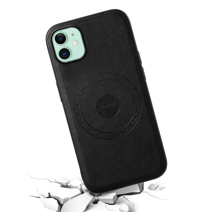 DENIOR For iPhone 11 Phone Case Compatible with MagSafe PU Leather Cover