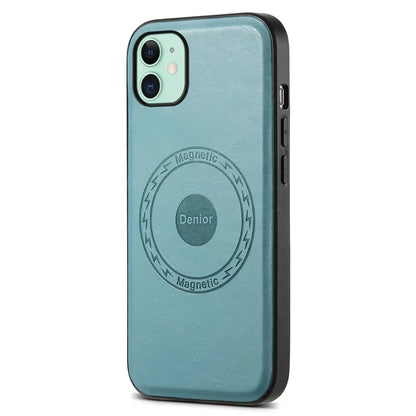DENIOR For iPhone 11 Phone Case Compatible with MagSafe PU Leather Cover