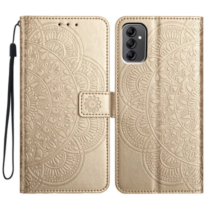 For Samsung Galaxy A14 5G / A14 4G Magnetic Phone Case Flower Imprinted Stand Cover