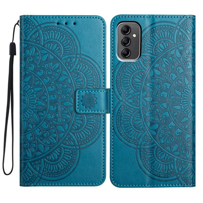 For Samsung Galaxy A14 5G / A14 4G Magnetic Phone Case Flower Imprinted Stand Cover