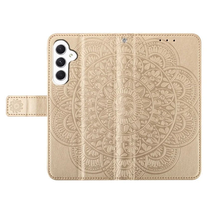 For Samsung Galaxy A05s 4G Cell Phone Case Flower Imprinted Card Holder Cover