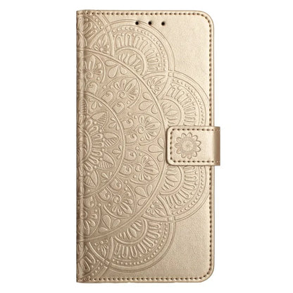 For Samsung Galaxy A05s 4G Cell Phone Case Flower Imprinted Card Holder Cover