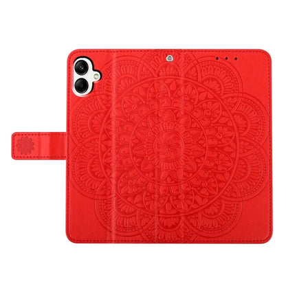 For Samsung Galaxy A05 4G Case Magnetic Foldable Stand Phone Cover with Flower Pattern