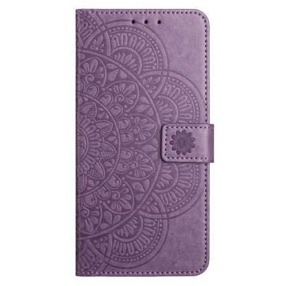 For Samsung Galaxy A05 4G Case Magnetic Foldable Stand Phone Cover with Flower Pattern