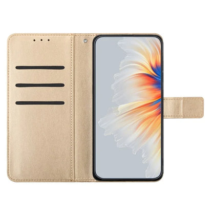 For Samsung Galaxy A05 4G Case Magnetic Foldable Stand Phone Cover with Flower Pattern