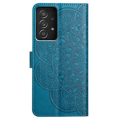 For Samsung Galaxy A23 4G / 5G (Global Version) Wallet Case Mandala Flower Folio Design Phone Cover
