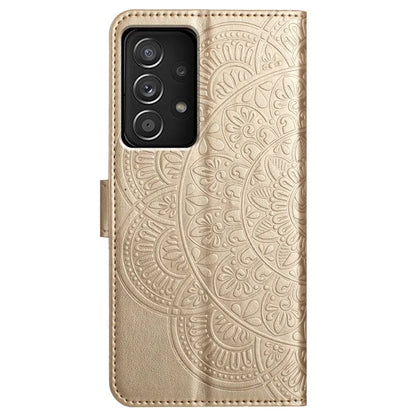 For Samsung Galaxy A23 4G / 5G (Global Version) Wallet Case Mandala Flower Folio Design Phone Cover