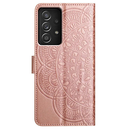 For Samsung Galaxy A23 4G / 5G (Global Version) Wallet Case Mandala Flower Folio Design Phone Cover
