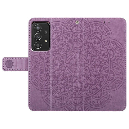 For Samsung Galaxy A23 4G / 5G (Global Version) Wallet Case Mandala Flower Folio Design Phone Cover