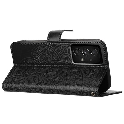 For Samsung Galaxy A23 4G / 5G (Global Version) Wallet Case Mandala Flower Folio Design Phone Cover