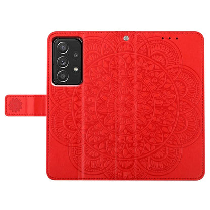 For Samsung Galaxy A23 4G / 5G (Global Version) Wallet Case Mandala Flower Folio Design Phone Cover