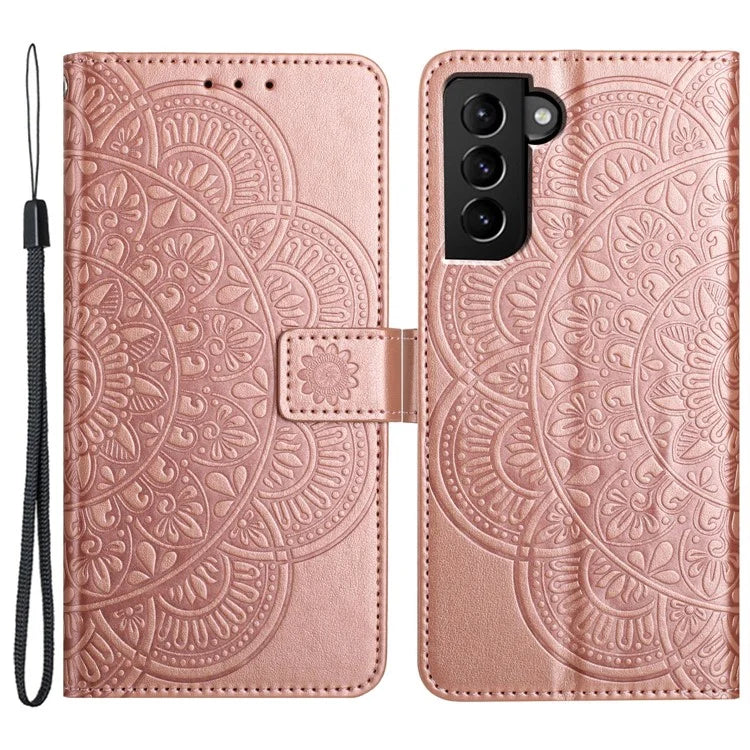 For Samsung Galaxy S22 5G Case PU Leather Wallet Card Slots Stand Phone Cover