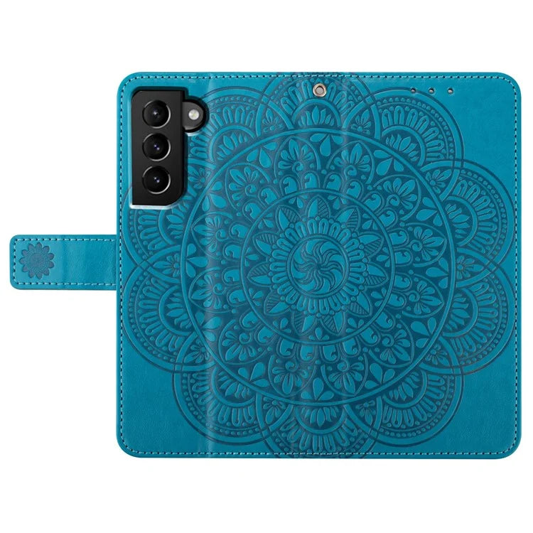For Samsung Galaxy S22 5G Case PU Leather Wallet Card Slots Stand Phone Cover