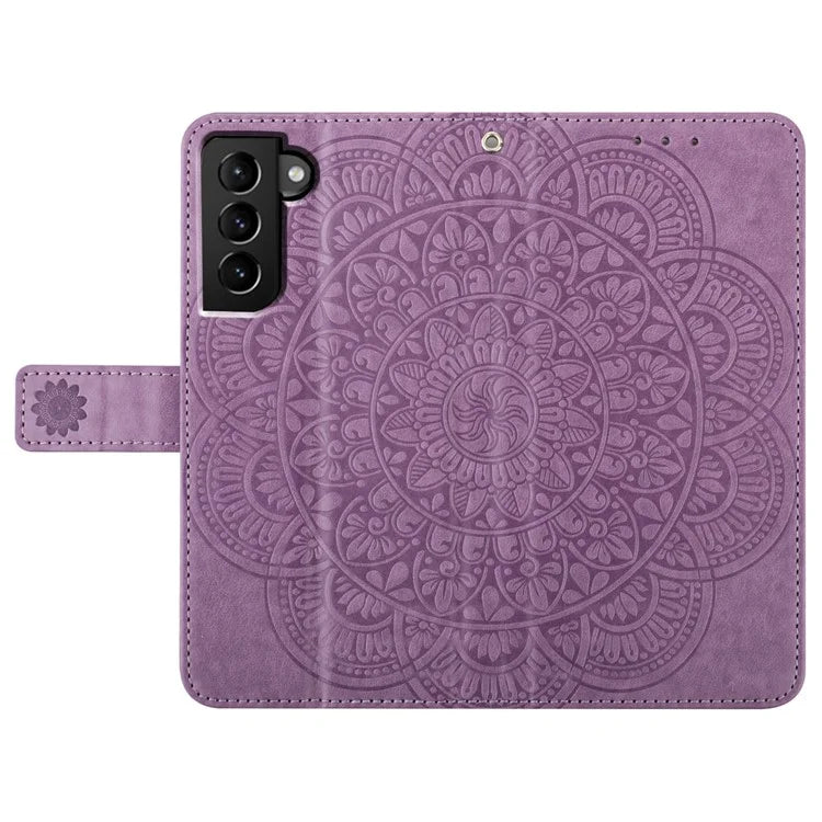 For Samsung Galaxy S22 5G Case PU Leather Wallet Card Slots Stand Phone Cover