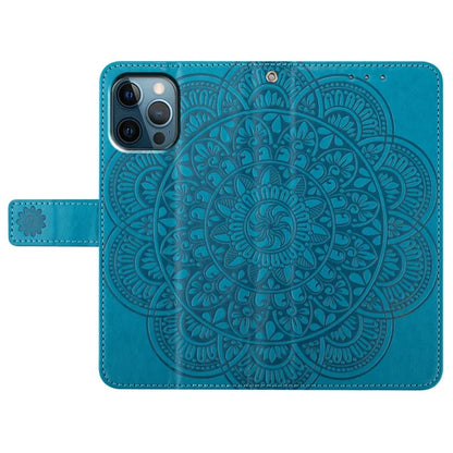 Leather Case for iPhone 15 Pro Cover Flower Pattern Flip Stand Phone Shell