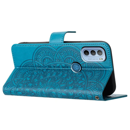 For Motorola Moto G31 4G / Moto G41 4G Case Flower Pattern Wallet Style Phone Cover