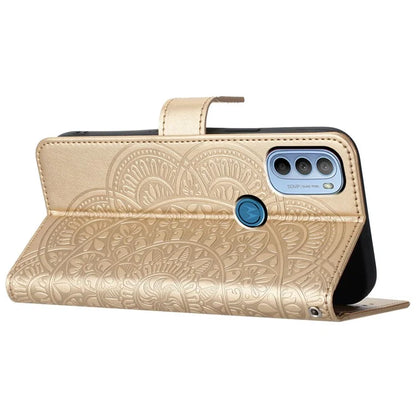 For Motorola Moto G31 4G / Moto G41 4G Case Flower Pattern Wallet Style Phone Cover