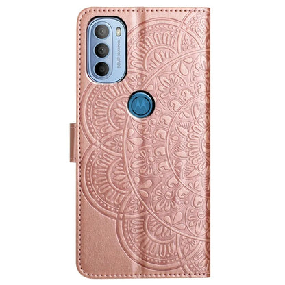 For Motorola Moto G31 4G / Moto G41 4G Case Flower Pattern Wallet Style Phone Cover