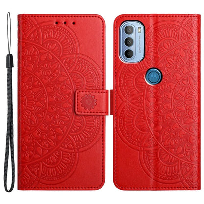 For Motorola Moto G31 4G / Moto G41 4G Case Flower Pattern Wallet Style Phone Cover