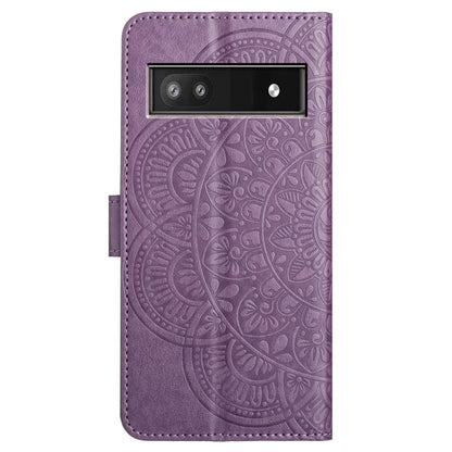 For Google Pixel 7a PU Leather Wallet Case Cover Flower Pattern