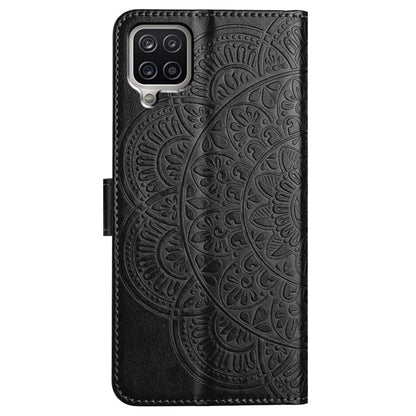 For Samsung Galaxy A22 4G (EU Version) Case Leather Flip Cover with Card Slots + Wrist Strap