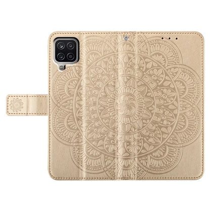 For Samsung Galaxy A22 4G (EU Version) Case Leather Flip Cover with Card Slots + Wrist Strap