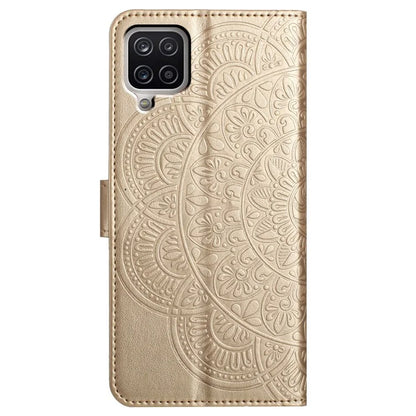 For Samsung Galaxy A22 4G (EU Version) Case Leather Flip Cover with Card Slots + Wrist Strap