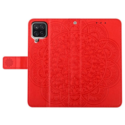 For Samsung Galaxy A22 4G (EU Version) Case Leather Flip Cover with Card Slots + Wrist Strap
