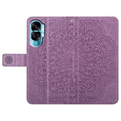 For Honor 90 Lite 5G / X50i 5G Case Flower Design Leather Wallet Flip Phone Cover