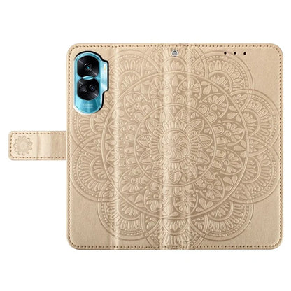 For Honor 90 Lite 5G / X50i 5G Case Flower Design Leather Wallet Flip Phone Cover