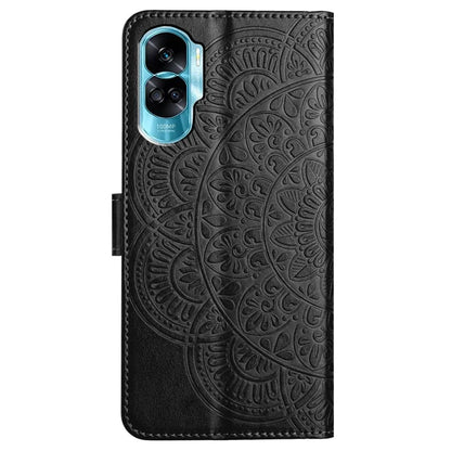 For Honor 90 Lite 5G / X50i 5G Case Flower Design Leather Wallet Flip Phone Cover