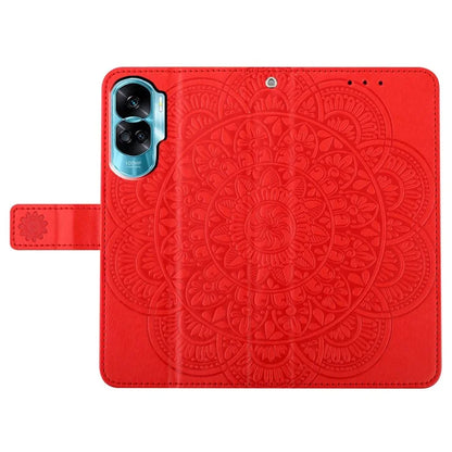 For Honor 90 Lite 5G / X50i 5G Case Flower Design Leather Wallet Flip Phone Cover