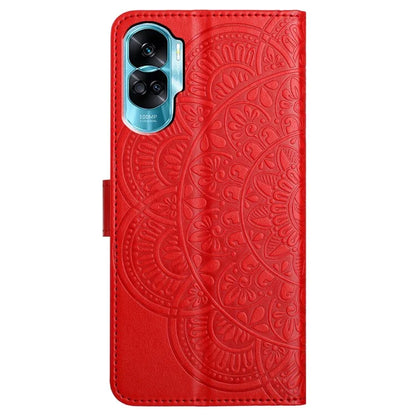 For Honor 90 Lite 5G / X50i 5G Case Flower Design Leather Wallet Flip Phone Cover