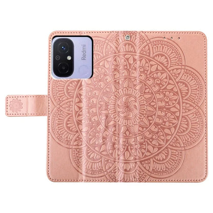 For Xiaomi Redmi 12C 4G Case Folio PU Leather Flip Cover with 3 Card Slots Stand
