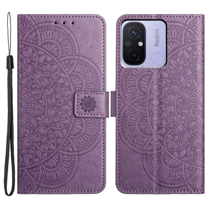 For Xiaomi Redmi 12C 4G Case Folio PU Leather Flip Cover with 3 Card Slots Stand
