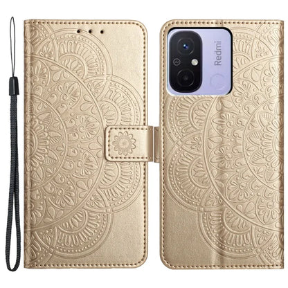 For Xiaomi Redmi 12C 4G Case Folio PU Leather Flip Cover with 3 Card Slots Stand