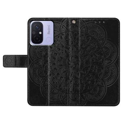 For Xiaomi Redmi 12C 4G Case Folio PU Leather Flip Cover with 3 Card Slots Stand