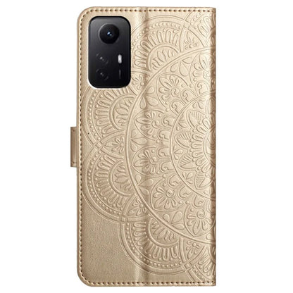 For Xiaomi Redmi Note 12S 4G Case Flower Pattern Wallet Style Phone Cover