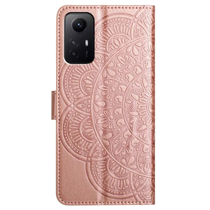 For Xiaomi Redmi Note 12S 4G Case Flower Pattern Wallet Style Phone Cover